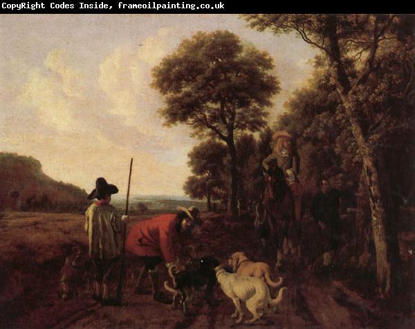 Ludolf de Jongh Hunters and Dogs
